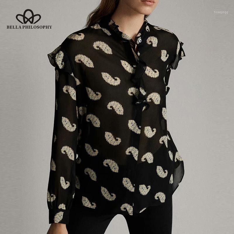 HStar Women Autumn Long Sleeve Blouse Shirts Ruffles Female Loose Casual Street Wear Lady Retro Tops Women' Blouses, Black
HStar Women Autumn Long Sleeve Blouse Shirts Ruffles Female Loose Casual Street Wear Lady Retro Tops Women' Blouses, Black