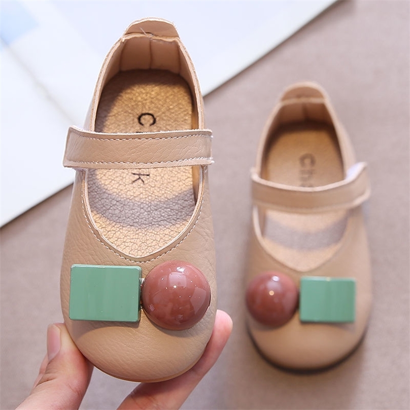 Autumn Princess Little Girls Leather Single Fashion Softsoled Childrens Shoes 220617, Beige
Autumn Princess Little Girls Leather Single Fashion Softsoled Childrens Shoes 220617, Beige