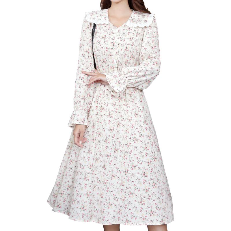 Women's Blouses & Shirts YOMING Ready Stock Ladies All-match Floral Printed Chiffon Shirt Long Sleeve Dress, Beige
Women's Blouses & Shirts YOMING Ready Stock Ladies All-match Floral Printed Chiffon Shirt Long Sleeve Dress, Beige