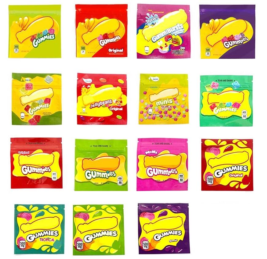 Edibles package bag packaging empty candy gummies Smell Proof foil ziplock resealable mylar bags
Edibles package bag packaging empty candy gummies Smell Proof foil ziplock resealable mylar bags