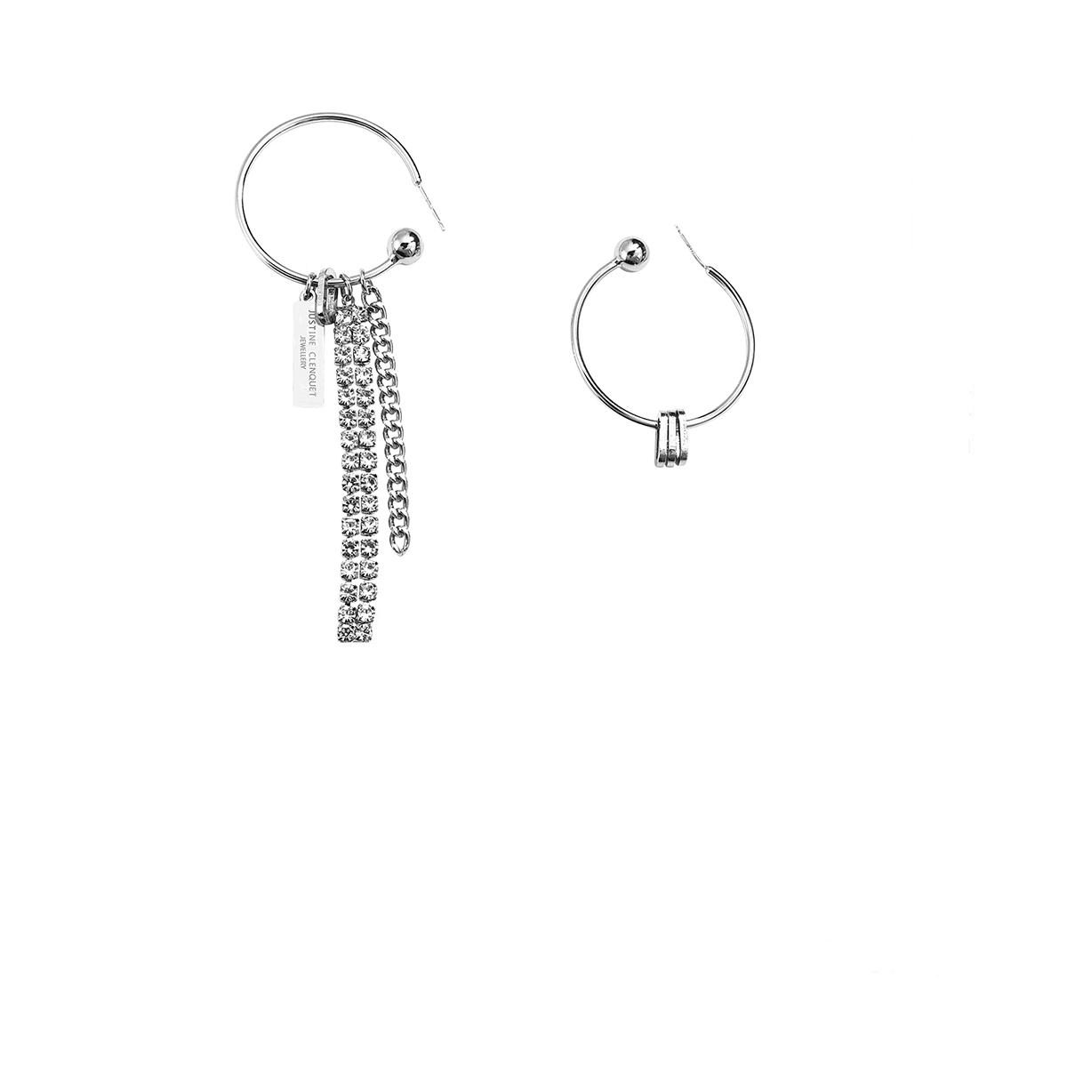 Dangle & Chandelier FLASHBUY Punk Asymmetrical Silver Color Drop Earrings Hip Hop Long Chain Tassel For Women Unusual Jewelry
Dangle & Chandelier FLASHBUY Punk Asymmetrical Silver Color Drop Earrings Hip Hop Long Chain Tassel For Women Unusual Jewelry