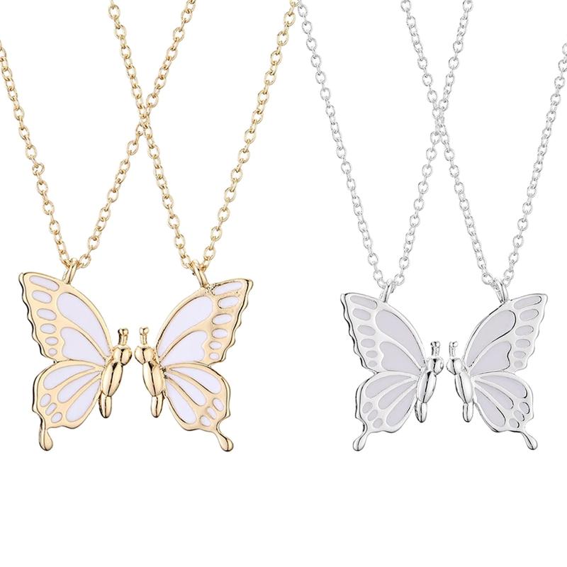 Pendant Necklaces 2-piece/set Butterfly Necklace Matching Exquisite Friendship Party Wedding Gift For Friends A5KEPendant
Pendant Necklaces 2-piece/set Butterfly Necklace Matching Exquisite Friendship Party Wedding Gift For Friends A5KEPendant