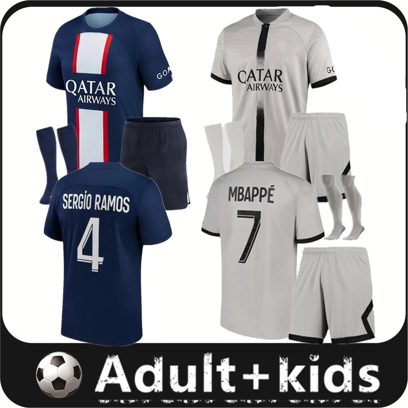 22 23 MBAPPE soccer jersey 2022 2023 maillot de foot football kit HAKIMI VERRATTI N.MENDES shirt KIMPEMBE STAR SPECIAL RAMOS PsGs aldult men kids full set uniform, 22/23 away kit
22 23 MBAPPE soccer jersey 2022 2023 maillot de foot football kit HAKIMI VERRATTI N.MENDES shirt KIMPEMBE STAR SPECIAL RAMOS PsGs aldult men kids full set uniform, 22/23 away kit