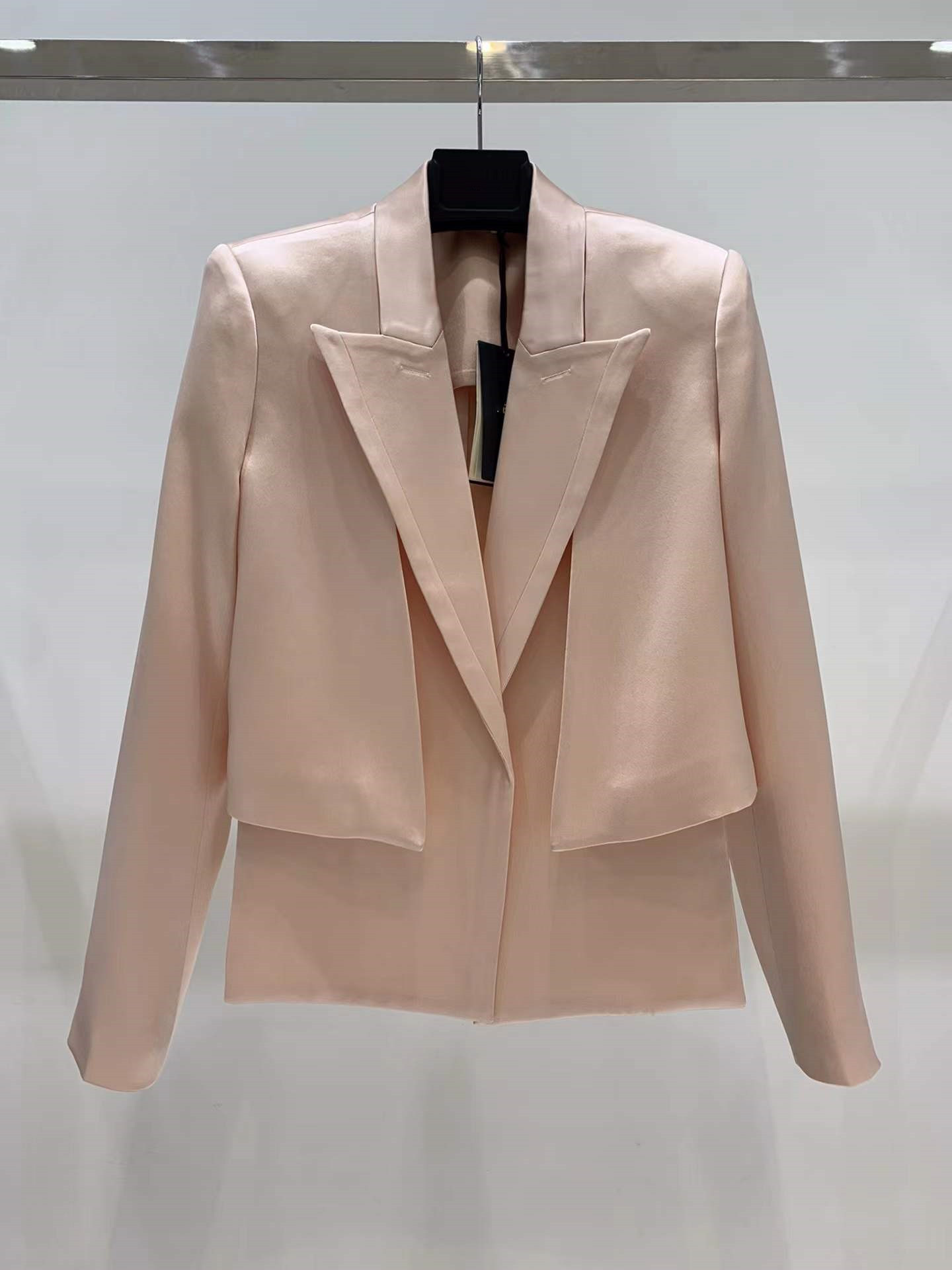 Milan Runway Jackets 2022 Spring Autumn Lapel Neck Long Sleeve Panelled Women' Coats Designer Brand Same Style Outerwear 0616-20, White
Milan Runway Jackets 2022 Spring Autumn Lapel Neck Long Sleeve Panelled Women' Coats Designer Brand Same Style Outerwear 0616-20, White