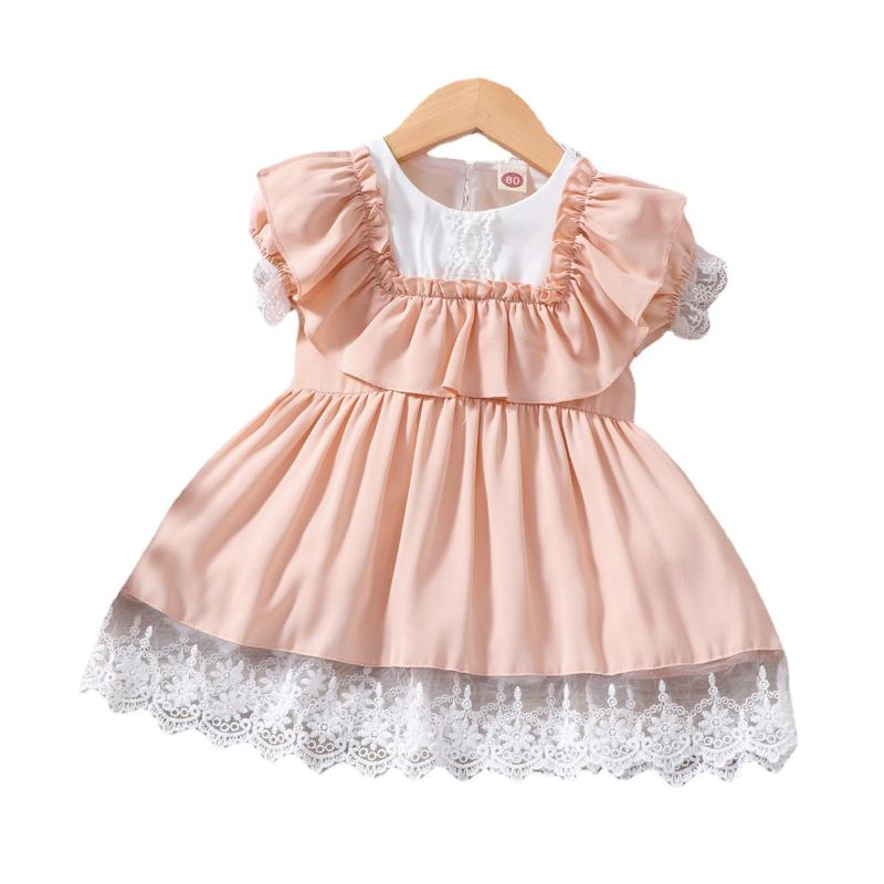 Girl's Dresses Baby Girls Dress 1 Year Birthday Party Costume Lace Flower Summer Borns Princess 2022 Sweet Ruffle Infant ClothesGirl's, Pink
Girl's Dresses Baby Girls Dress 1 Year Birthday Party Costume Lace Flower Summer Borns Princess 2022 Sweet Ruffle Infant ClothesGirl's, Pink