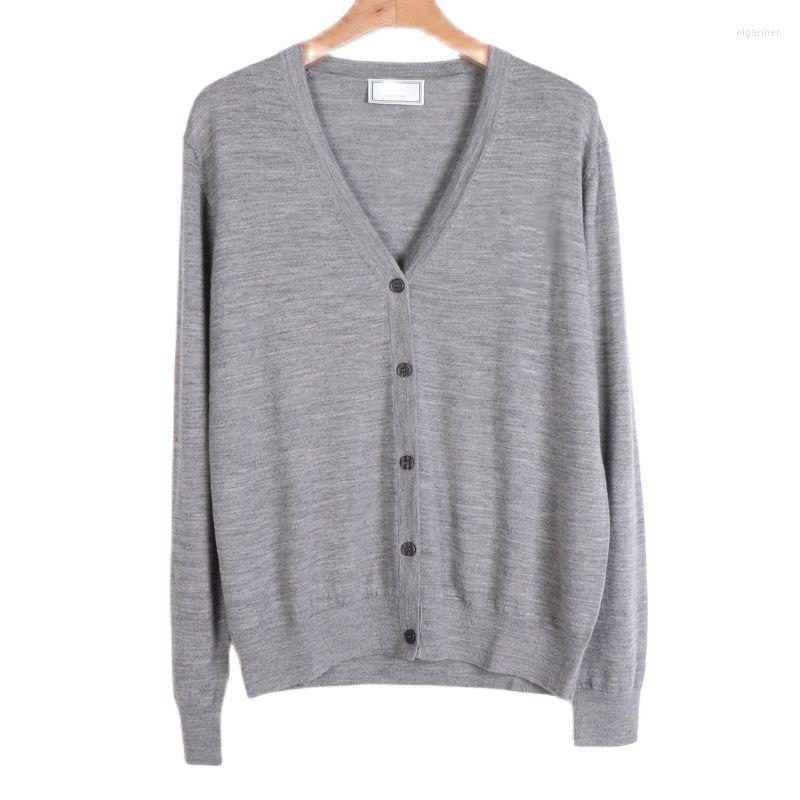 Men's Sweaters Men's Merino Wool Cardigan Sweater Buttoned Down V-Neck Long-Sleeved Lightweight Everyday Casual Jacket OutdoorMen's Olga, Black
Men's Sweaters Men's Merino Wool Cardigan Sweater Buttoned Down V-Neck Long-Sleeved Lightweight Everyday Casual Jacket OutdoorMen's Olga, Black