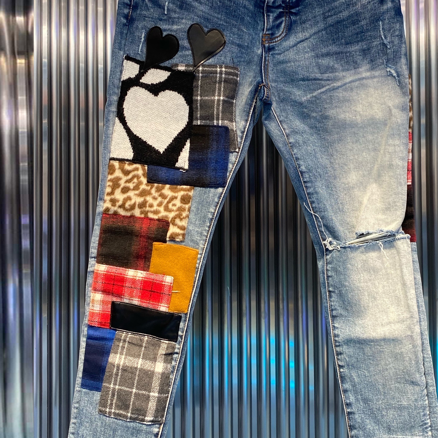 High Quality Trend New Washed Patchwork Slim Jeans Hip Hop Men Jeans European Style Streetwear Motorcycle Jean Pants