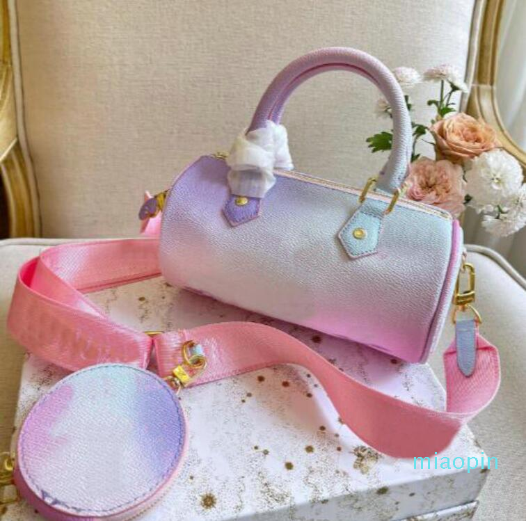 Women designer 2pcs/set Shoulder bag Crossbody bags Embossed Detachable strap Handbag round coin purse shoulder bag, Pink/purple
Women designer 2pcs/set Shoulder bag Crossbody bags Embossed Detachable strap Handbag round coin purse shoulder bag, Pink/purple