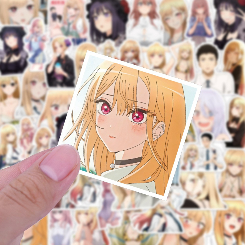 51Pcs/Lot anime My dress up darling sticker graffiti Stickers for DIY Luggage Laptop skin Kitagawa Marin Sticker