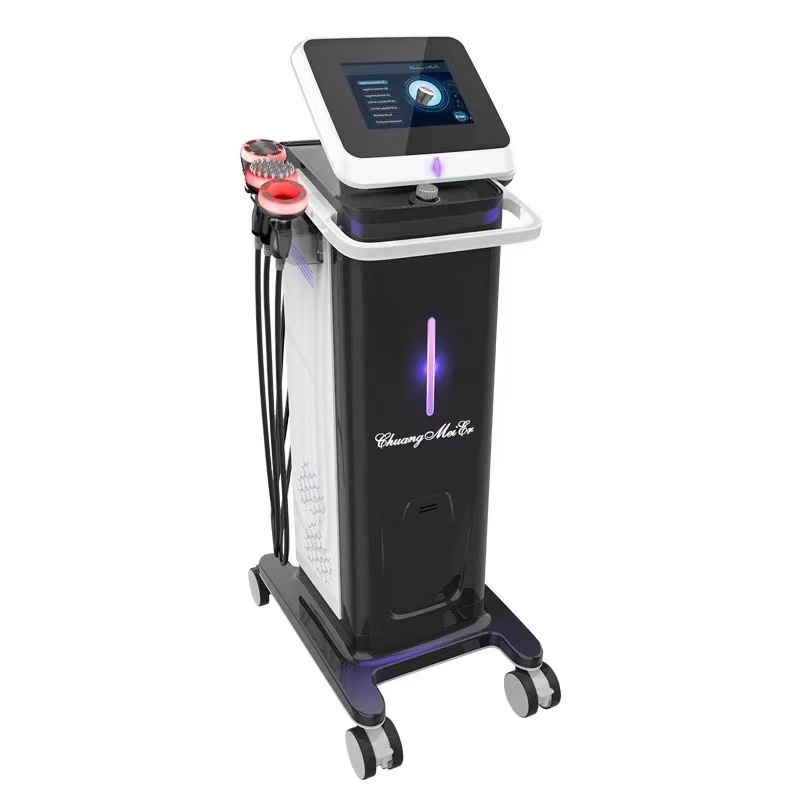 2022 Portable 7 in 1 rf cavitation 80k ultrasonic Cellulite Reduction body slimming mucle build machine