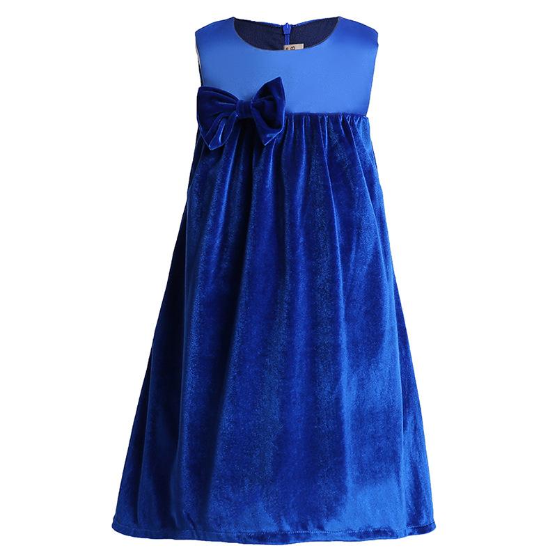 Girl's Dresses Girls Dress Spring Children Sleeveless High-grade Kids Velvet Factory Direct Sales, Blue
Girl's Dresses Girls Dress Spring Children Sleeveless High-grade Kids Velvet Factory Direct Sales, Blue