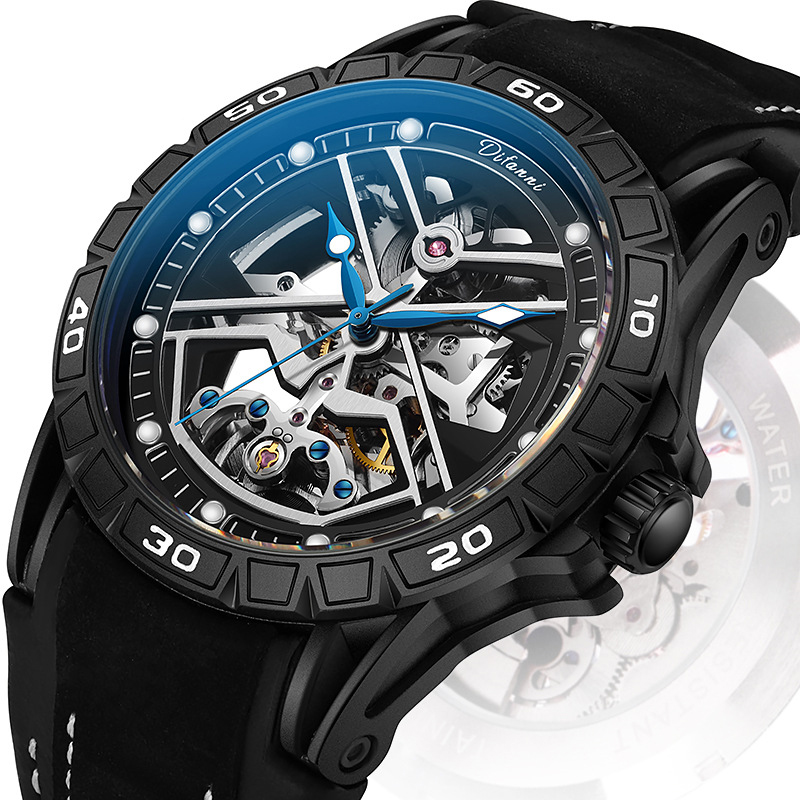 Wristwatches Fashion Mens Mechanical Watches Automatic Wristwatch Man Hollow Out Clocks Luminous Sports Waterproof WatchWristwatches Wristwa, Black
Wristwatches Fashion Mens Mechanical Watches Automatic Wristwatch Man Hollow Out Clocks Luminous Sports Waterproof WatchWristwatches Wristwa, Black