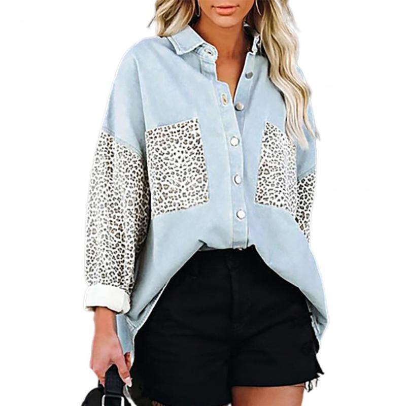 Women' Jackets Women Coat Turn-down Collar Single-breasted Leopard Loose Cardigan Top 2022 Autumn Jacket Casual Black 2XL
Women' Jackets Women Coat Turn-down Collar Single-breasted Leopard Loose Cardigan Top 2022 Autumn Jacket Casual Black 2XL