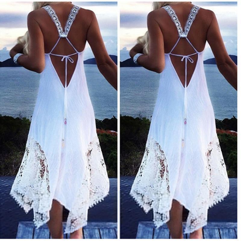 Casual Dresses GAOKE Women Lace Patchwork Sleeveless Backless Dress Summer Sexy Strapless Lace-Up Beach Beachwear Vestidos1, Black
Casual Dresses GAOKE Women Lace Patchwork Sleeveless Backless Dress Summer Sexy Strapless Lace-Up Beach Beachwear Vestidos1, Black