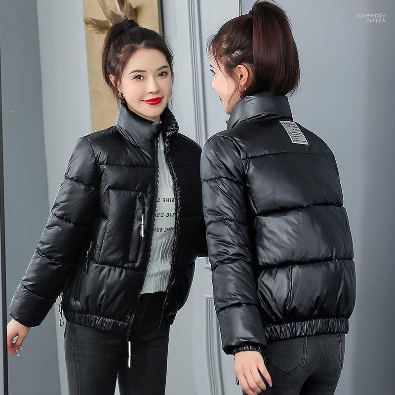 Women's Down & Parkas Bright Face Cotton Jacket Short Women Bread Stand Collar Guin22, Black
Women's Down & Parkas Bright Face Cotton Jacket Short Women Bread Stand Collar Guin22, Black