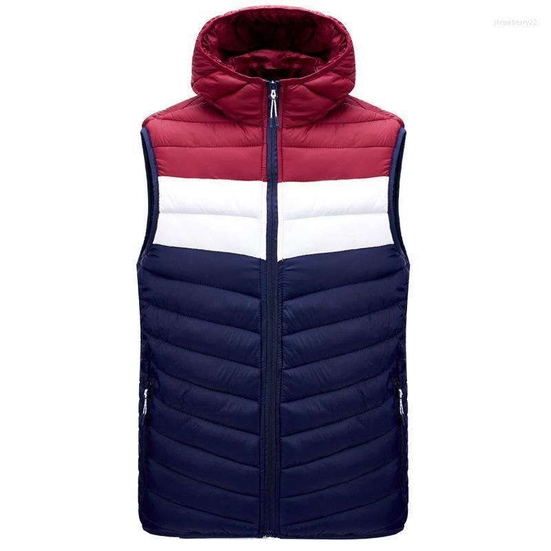 Men's Vests Patchwork Vest Men Outerwear Autumn Winter Warm Waistcoat Plus Size M-4XL Casual Hooded Sleeveless Jacket Male Stra22, Black
Men's Vests Patchwork Vest Men Outerwear Autumn Winter Warm Waistcoat Plus Size M-4XL Casual Hooded Sleeveless Jacket Male Stra22, Black