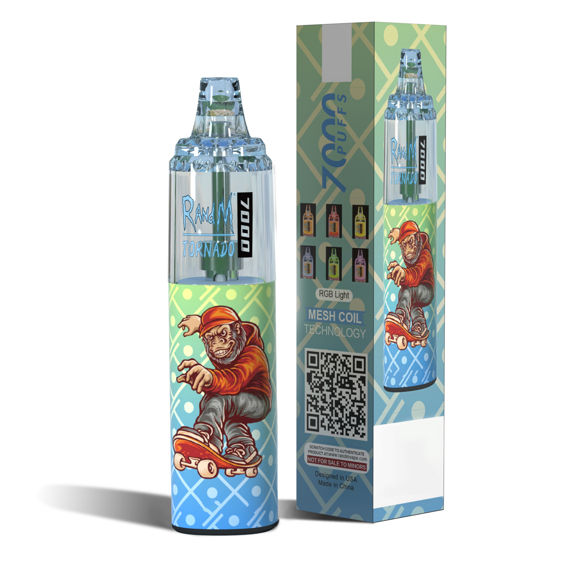 Original RandM Tornado 7000 Puff Disposable E cigarette 2% 0% 5% 14ml With Mesh Coil Glowing 1000mAh Rechargeable battery Big Vapor Bar Kit RM Elf Vapes Desechables Bars
Original RandM Tornado 7000 Puff Disposable E cigarette 2% 0% 5% 14ml With Mesh Coil Glowing 1000mAh Rechargeable battery Big Vapor Bar Kit RM Elf Vapes Desechables Bars