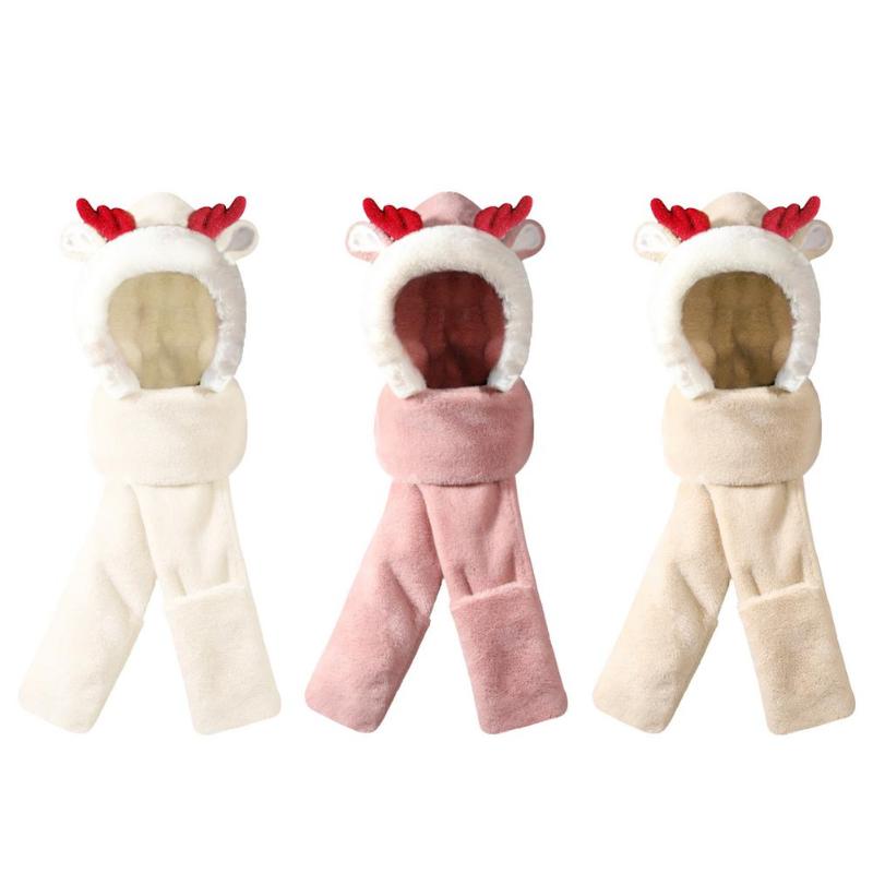 Bandanas 3in1 Women Scarf Hat Glove Christmas Gift Integrated Warm Gloves Bib Winter Thermal Fashion Ear Caps Set
Bandanas 3in1 Women Scarf Hat Glove Christmas Gift Integrated Warm Gloves Bib Winter Thermal Fashion Ear Caps Set