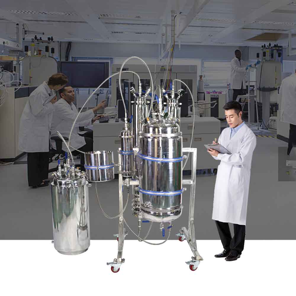 ZZKD Lab Supplies 5LB 10 LB Closed Loop Extractor big size BHO Extraction Equipment Stainless Steel Butane Extraction Instrument