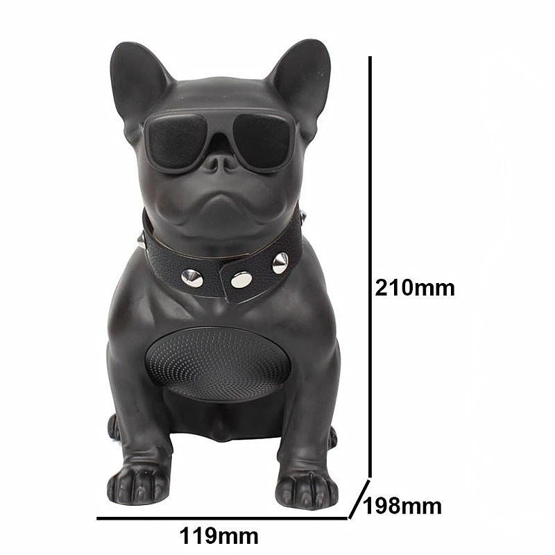 Bluetooth Wireless Speaker Dog Head Bulldog Gift Explosion Card Cartoon Creative loud-speaker M10 for Mobile Smart Cell Phone
Bluetooth Wireless Speaker Dog Head Bulldog Gift Explosion Card Cartoon Creative loud-speaker M10 for Mobile Smart Cell Phone