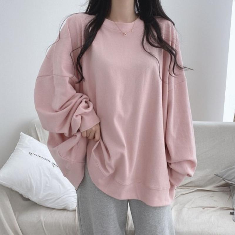 Women's T-Shirt Loose Solid Brief Korean Style Female Fashion All-match Students Tops 2022 Women O-neck Sweet Sweatshirts Trendy StreetwearW, Blue
Women's T-Shirt Loose Solid Brief Korean Style Female Fashion All-match Students Tops 2022 Women O-neck Sweet Sweatshirts Trendy StreetwearW, Blue