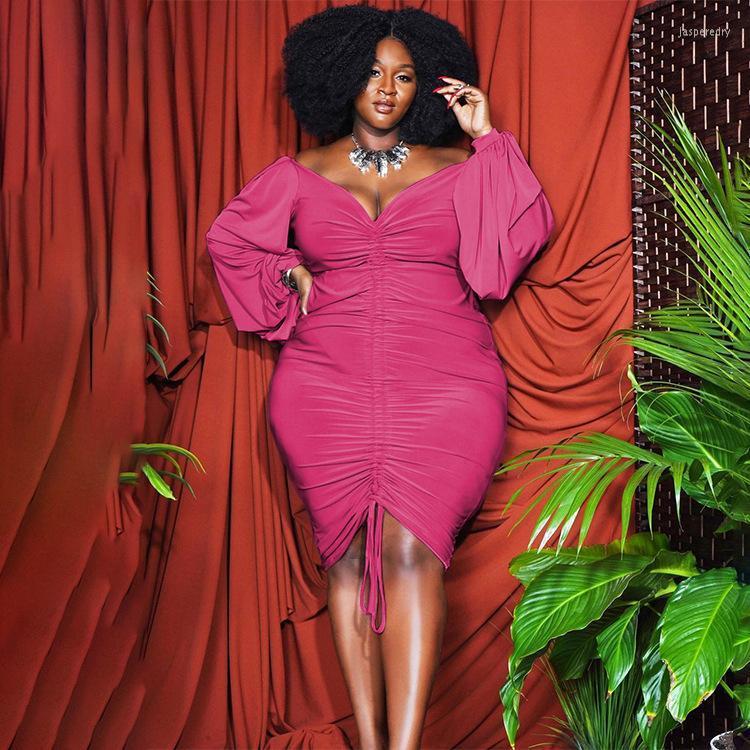 Plus Size Dresses Sexy Drawstring Dress Bodycon Pencil Curve Off Shoulder Party Nightclub Clothing Long Sleeve Plain Knee-length Jasp22, Yellow 
Plus Size Dresses Sexy Drawstring Dress Bodycon Pencil Curve Off Shoulder Party Nightclub Clothing Long Sleeve Plain Knee-length Jasp22, Yellow