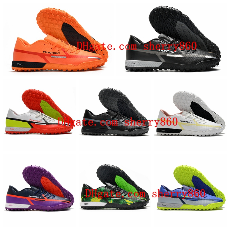 React Phantom GT2 Pro TF Soccer Shoes Turf Football Boots low Ankle Cleats Black orange botas de futbol, As picture 1
React Phantom GT2 Pro TF Soccer Shoes Turf Football Boots low Ankle Cleats Black orange botas de futbol, As picture 1