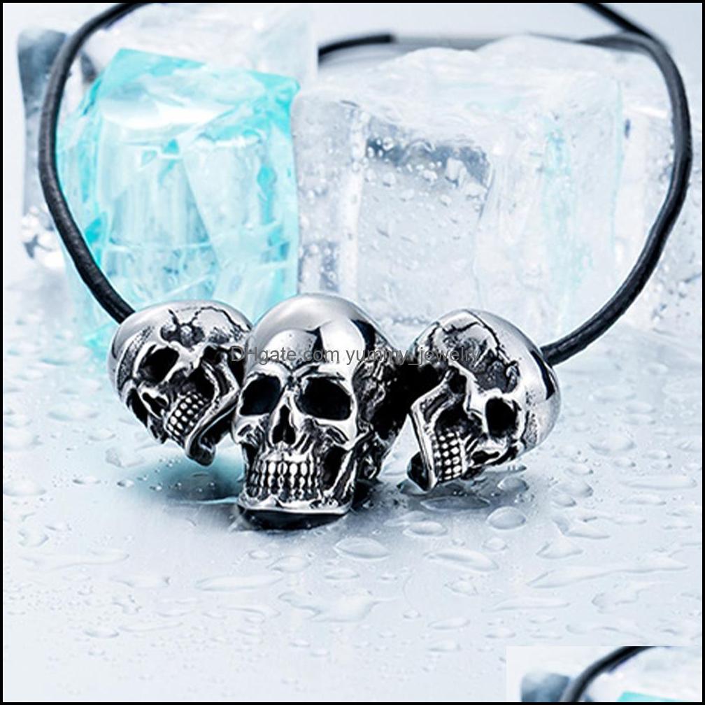 Pendant Necklaces Pendants Jewelry Vintage Mens Stainless Steel Necklace Gothic Biker Skls Head Punk Choker With 60Cm Rolo Chain Drop Deli
Pendant Necklaces Pendants Jewelry Vintage Mens Stainless Steel Necklace Gothic Biker Skls Head Punk Choker With 60Cm Rolo Chain Drop Deli