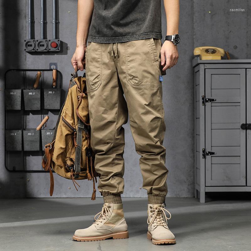 Men's Pants Casual Men Nine-point Spring And Summer Thin Section Loose Beam Feet Multi-pocket Overalls Patch PocketMen's Naom22, Khaki
Men's Pants Casual Men Nine-point Spring And Summer Thin Section Loose Beam Feet Multi-pocket Overalls Patch PocketMen's Naom22, Khaki