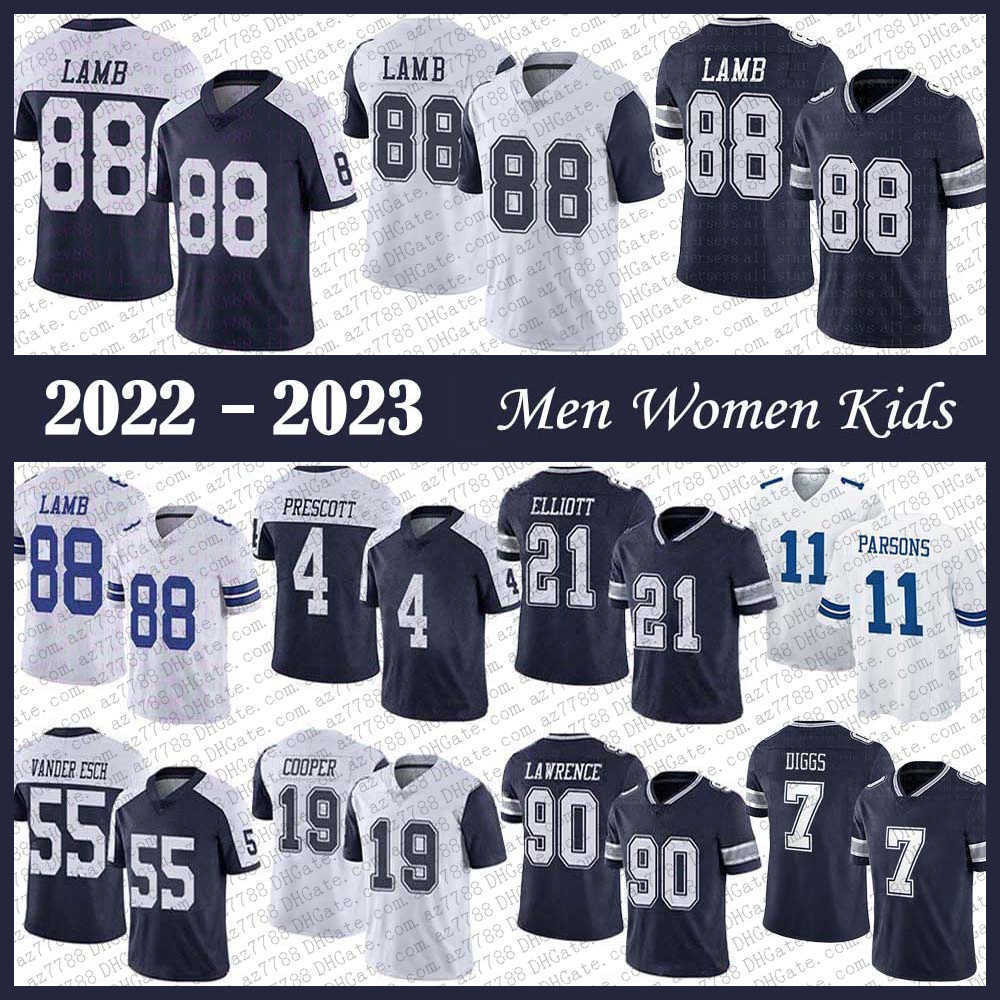 88 CeeDee Lamb Dak Prescott Men Women Kid Football Jersey Micah Parsons Trevon Diggs Ezekiel Elliott Emmitt Smith Demarcus Lawrence Leighton, Shown
88 CeeDee Lamb Dak Prescott Men Women Kid Football Jersey Micah Parsons Trevon Diggs Ezekiel Elliott Emmitt Smith Demarcus Lawrence Leighton, Shown