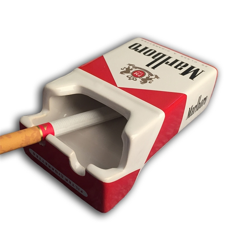 Creative Ceramic Tobacco Cigarette Pack Shape Ashtray Advertising Novelty Porcelain Camel Marbolo Ashtray e Tray 220629
Creative Ceramic Tobacco Cigarette Pack Shape Ashtray Advertising Novelty Porcelain Camel Marbolo Ashtray e Tray 220629