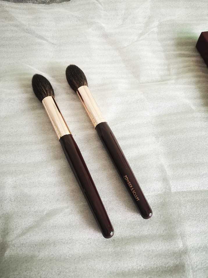 Charlotte-T Powder Sculpt Brush Boxed Face Contouring Single Makeup Brush Cheekbone Highlight Sculpting Cosmetic Brushes Women Cosmetics