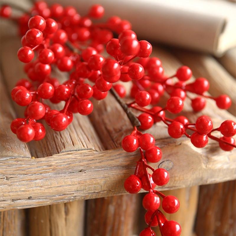 Decorative Flowers & Wreaths Artificial Red Berry With Stem 6 Branches Holly Berries Simulation Fake Flower Dropship, Beige
Decorative Flowers & Wreaths Artificial Red Berry With Stem 6 Branches Holly Berries Simulation Fake Flower Dropship, Beige