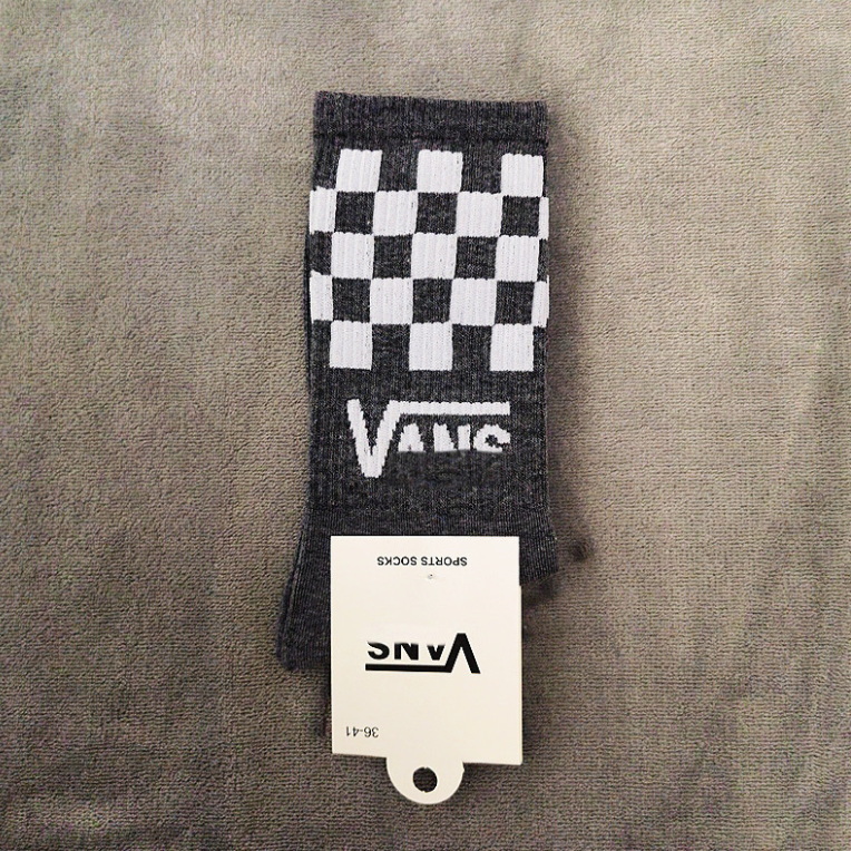 Chessboard Stockings Men's Socks Black White Checkers Women's Lovers' Sports Basketball