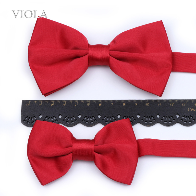 Top Colors Pink Green Blue Solid Satin Parent-Child Bowtie Set Men Women Kids Butterfly Party Wedding Bow Tie Accessory Gift 220509