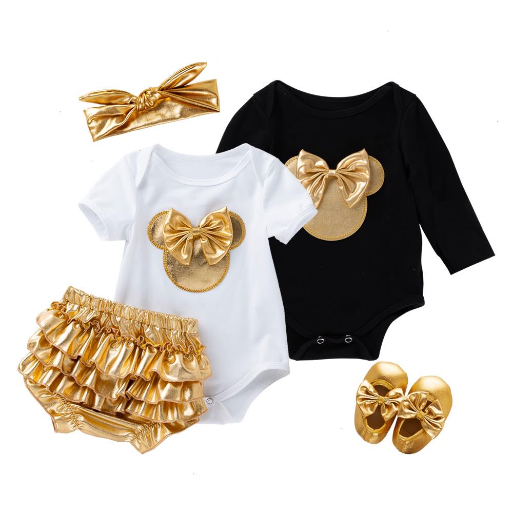 4pcs Set Baby Girl Romper Clothing Cotton Jumpsuit Golden Ruffle Bloomers Shorts Shoes Headband Suit Newborn Clothes Costume, F4002
4pcs Set Baby Girl Romper Clothing Cotton Jumpsuit Golden Ruffle Bloomers Shorts Shoes Headband Suit Newborn Clothes Costume, F4002