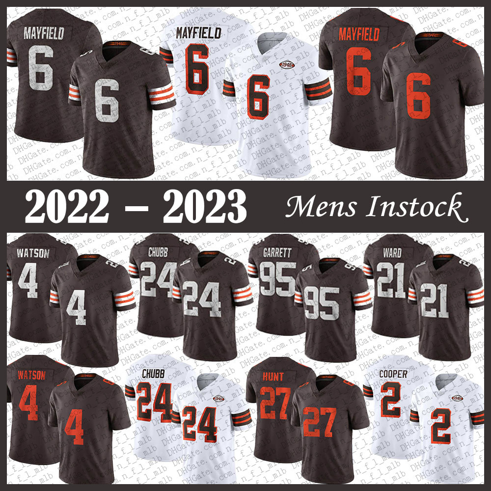 4 Deshaun Watson 24 Nick Chubb Mens Football Jersey 95 Myles Garrett 2 Amari Cooper 21 Denzel Ward 6 Baker Mayfield 27 Kareem Hunt Stitched Jerseys, Shown
4 Deshaun Watson 24 Nick Chubb Mens Football Jersey 95 Myles Garrett 2 Amari Cooper 21 Denzel Ward 6 Baker Mayfield 27 Kareem Hunt Stitched Jerseys, Shown