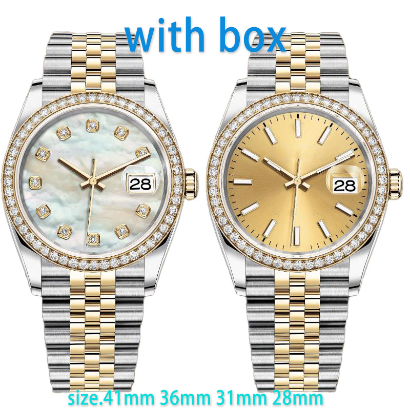 Mens Womens Watch Master Design 41mm36m31mm28mm Ice Ring Waterproof Sapphire Glass 904L Stainless Steel Bracelet Luxury Watchs
Mens Womens Watch Master Design 41mm36m31mm28mm Ice Ring Waterproof Sapphire Glass 904L Stainless Steel Bracelet Luxury Watchs