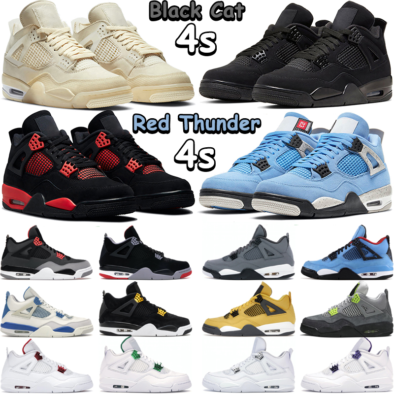 Retro4s 4 Jumpman Men Basketball Shoes 4s Military Black Cat Red Thunder University Blue White Oreo Infrared Bred Canvas Mens Women Trainers Sports Sneakers
Retro4s 4 Jumpman Men Basketball Shoes 4s Military Black Cat Red Thunder University Blue White Oreo Infrared Bred Canvas Mens Women Trainers Sports Sneakers