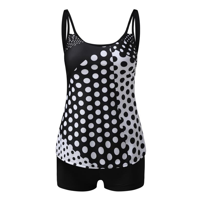 Women' Swimwear Women Dot Print Bandeau Tankini Swimsuits Two Piece Loose Fit Bathing Suits Swim Tank Top With Shorts Teen Girls T2Women, Black
Women' Swimwear Women Dot Print Bandeau Tankini Swimsuits Two Piece Loose Fit Bathing Suits Swim Tank Top With Shorts Teen Girls T2Women, Black