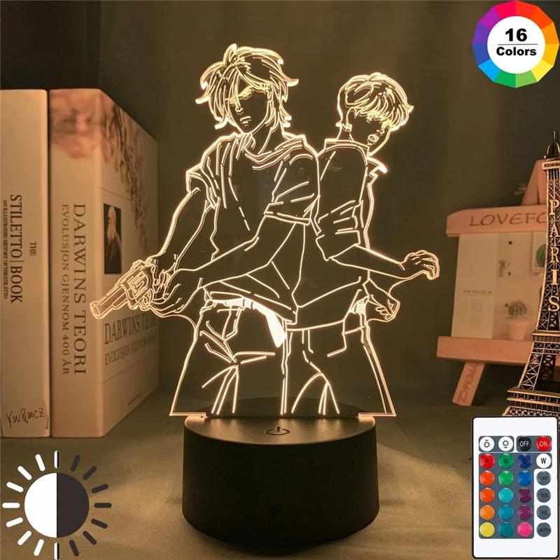 Keychains Japanese Anime Banana Fish Two Side Acrylic Stand Model Plate Holder 3D Lamp Ash Okumura Eiji Couple Character LED Night LightKeyc
Keychains Japanese Anime Banana Fish Two Side Acrylic Stand Model Plate Holder 3D Lamp Ash Okumura Eiji Couple Character LED Night LightKeyc