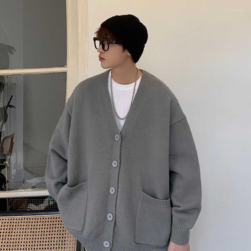 Men's Vests Solid Color V-neck Cardigan Casual Lazy Style Vintage Coat Loose Long Sleeve Sweater Outdoor For Man Spring And Autumn Guin22, Gray
Men's Vests Solid Color V-neck Cardigan Casual Lazy Style Vintage Coat Loose Long Sleeve Sweater Outdoor For Man Spring And Autumn Guin22, Gray