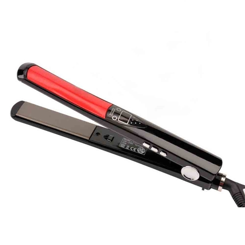 LCD Display plates Flat Iron 1 inch Straightening Irons Styling Tools Professional Hair Straightener 220623