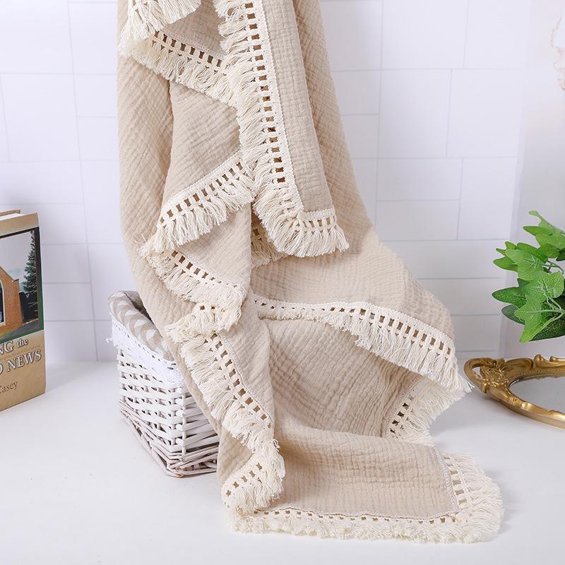Blankets & Swaddling Cotton Born Swaddle Blanket Baby Tassel Muslin For Receiving Bath GauzeBlankets, As show
Blankets & Swaddling Cotton Born Swaddle Blanket Baby Tassel Muslin For Receiving Bath GauzeBlankets, As show