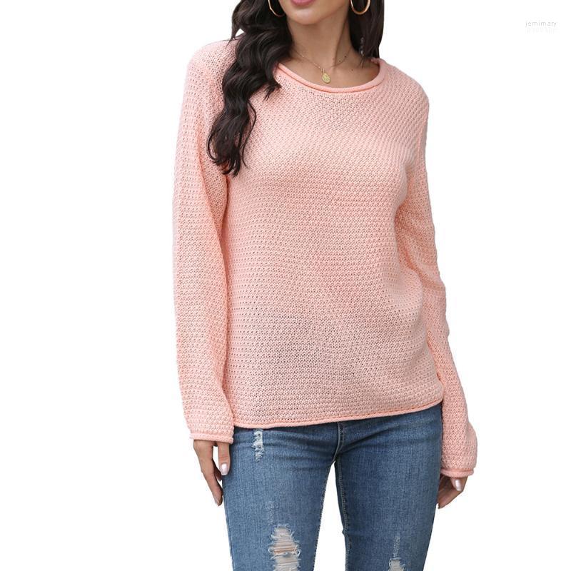 Women' Sweaters Pink Knitted Sweater Tops Autumn Style Lady Round Neck Long Sleeve Pullover Jumper Female WDC5462 Jemi22, Black
Women' Sweaters Pink Knitted Sweater Tops Autumn Style Lady Round Neck Long Sleeve Pullover Jumper Female WDC5462 Jemi22, Black
