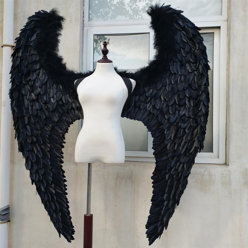 Adult's big black Devil feather wings for Model stage show catwalk Displays shooting props Fashion accessories Pure handmade321r
Adult's big black Devil feather wings for Model stage show catwalk Displays shooting props Fashion accessories Pure handmade321r