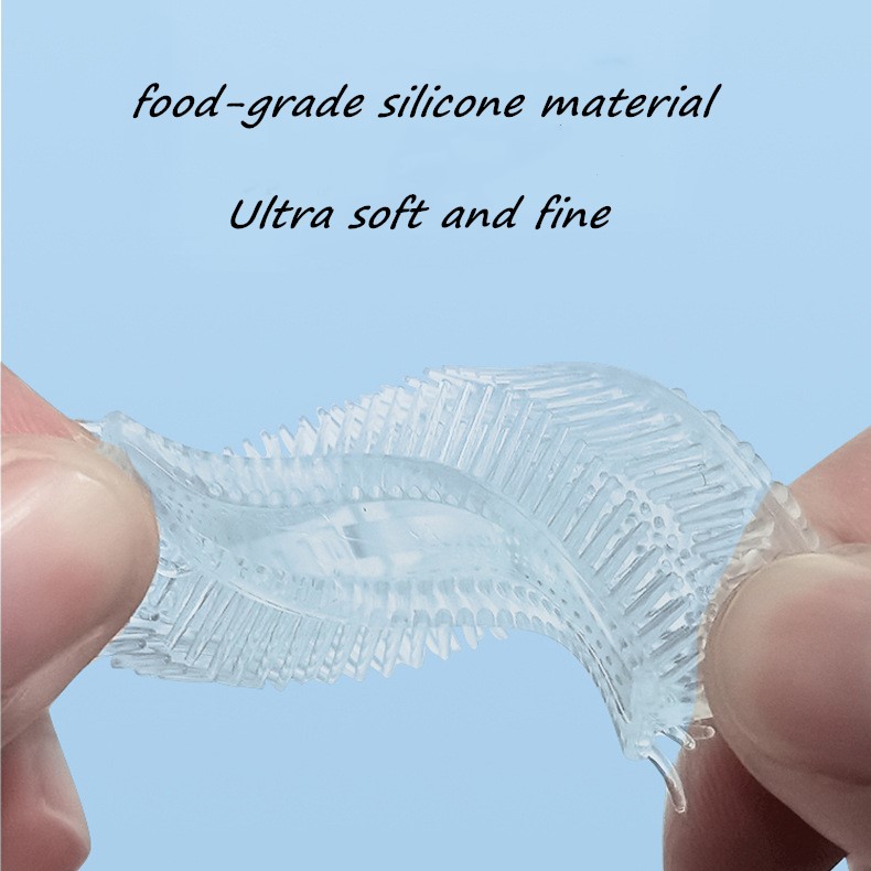 Kids U Shape Silicone Toothbrush Deer Handle Manual Ultra Soft Bristle Baby Teeth Brushing Tool Children Oral Clean Care Tools Wholesaler