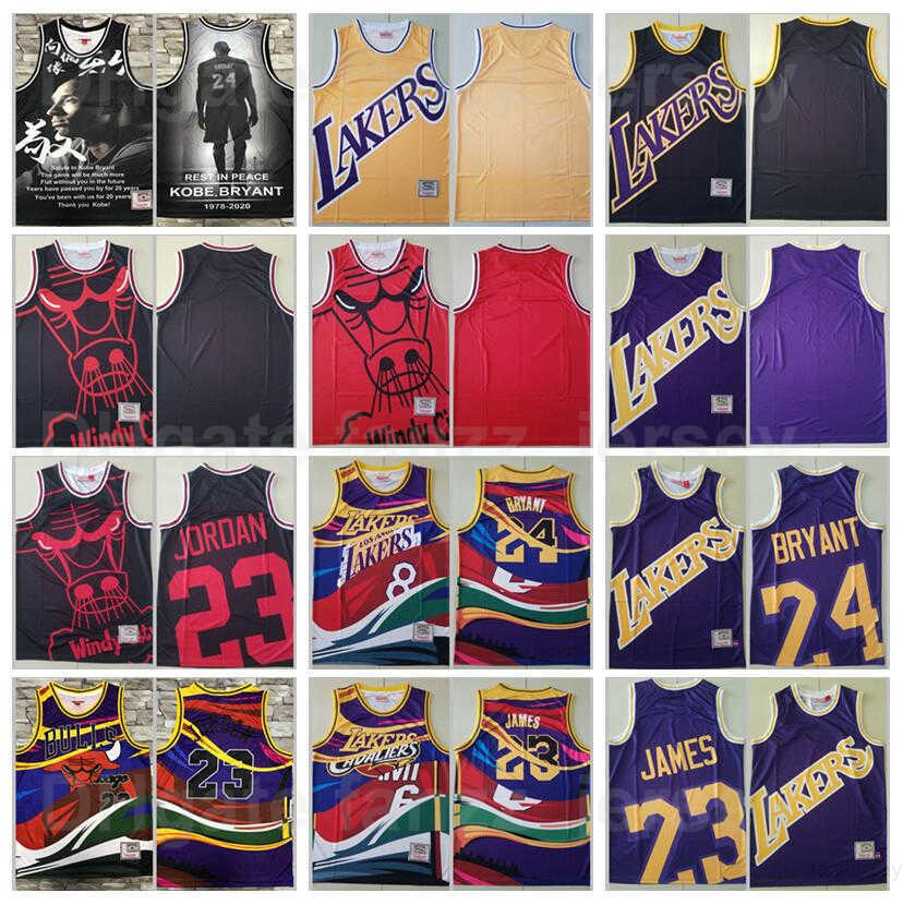 Vintage Basketball Mitchell and Ness Jersey LeBron James 23 Bryant Retro Michael Blank Stitching Black Yellow Purple Color Red Excellent Quality Big Team Logo
Vintage Basketball Mitchell and Ness Jersey LeBron James 23 Bryant Retro Michael Blank Stitching Black Yellow Purple Color Red Excellent Quality Big Team Logo