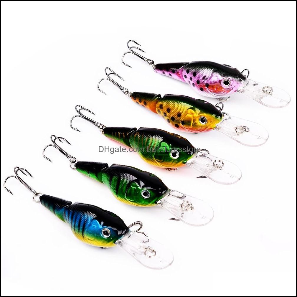 Baits Lures Fishing Sports Outdoors 1Pcs 5-Color 9Cm 10.55G Crank Plastic Hard Hooks 6# Hook Artificial Bait Pesca Tackle Accessories Drop
Baits Lures Fishing Sports Outdoors 1Pcs 5-Color 9Cm 10.55G Crank Plastic Hard Hooks 6# Hook Artificial Bait Pesca Tackle Accessories Drop