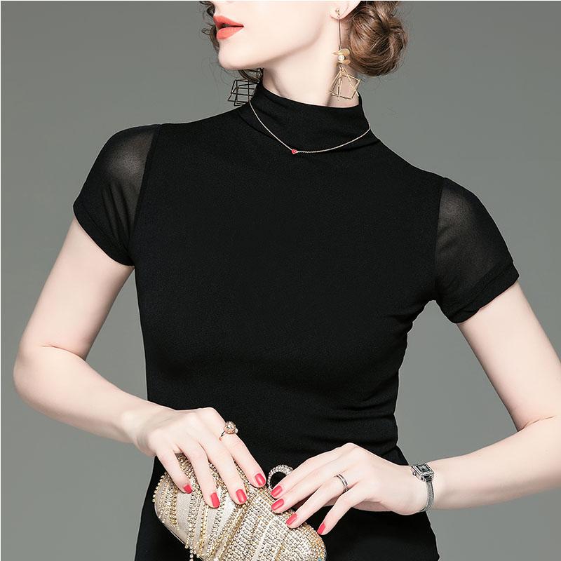 Women's T-Shirt Women's Spring Summer Style Tees Solid Color Short Sleeve O-Neck Hollow Out Elegant Slim Tops SP1363Women's
Women's T-Shirt Women's Spring Summer Style Tees Solid Color Short Sleeve O-Neck Hollow Out Elegant Slim Tops SP1363Women's